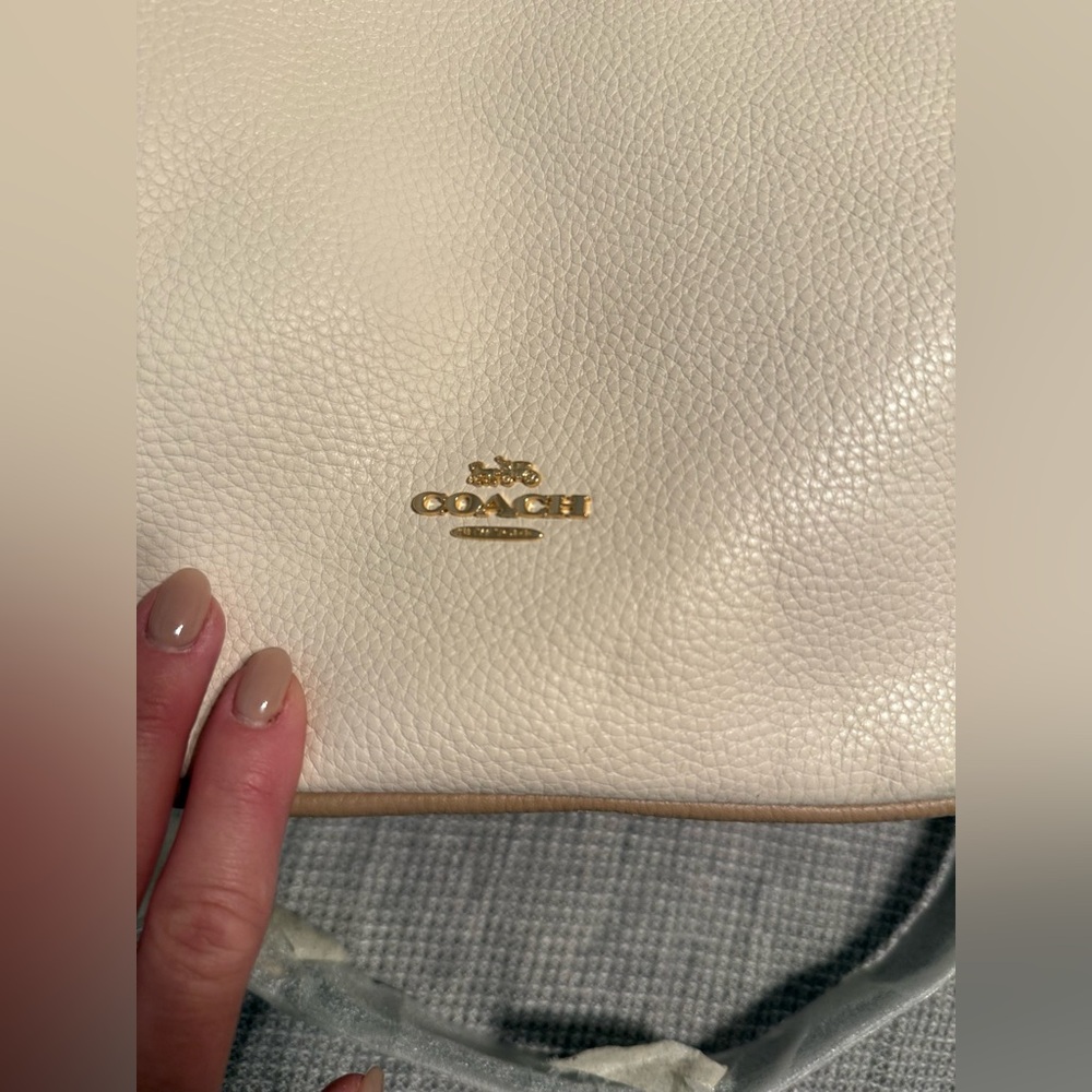 NWT Coach Pennie Shoulder Bag in Colorblock Chalk - Picture 6 of 10